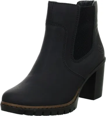 Produktbild von Rieker Herbst/Winter, Damen Stiefeletten, Schwarz (schwarz/schwarz 00), 36 EU (3