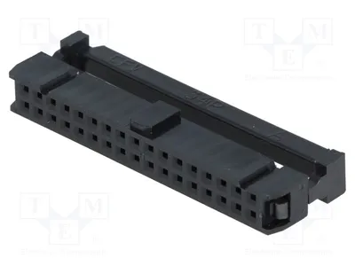 Image de 2 connecteurs, broches : 34, type femelle, pas de 1,27 mm, modèle DS1016-34MA2BB - connecteurs pour câbles plats