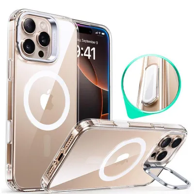 Obrázok produktu pre ESR – Classic Hybrid HaloLock puzdro so stojanom pre iPhone 16 Pro – priehľadné