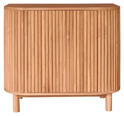 Produktbild von Waschbeckenunterschrank aus massivem Teakholz