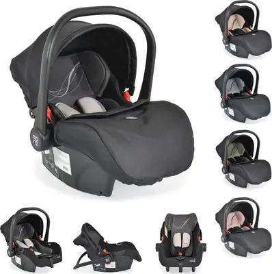 Obrázek produktu pro Moni dětská autosedačka i-Size Multi (40 - 87 cm) skupina 0+ potah na nohy opěrka hlavy pásy černá
