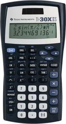 Produktbild von TEXAS INSTRUMENTS TI-30 X II S Wissenschaftlicher Taschenrechner schwarz/silber