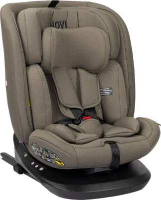 Produktbild von Novi Goliath Premium i-Size Kindersitz (R129) – 360° drehbar – Gruppe 0/1/2/3 – 40–150 cm – Dark Chocolate