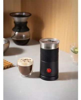 Obrázok produktu pre Bodum Bistro, Automatic milk frother/warmer, Čierna, Nerezová oceľ, 300 ml, 0,3 L, Tlačidlá