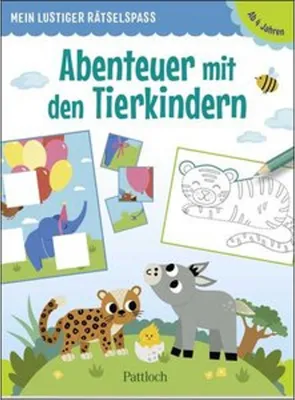 Obrázok produktu pre Mein lustiger Rätselspaß - Abenteuer mit den Tierkindern