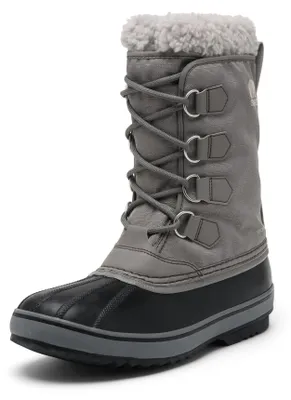 Productafbeelding van Sorel heren winterlaarzen, model 1964 Pac, nylon laars, waterdicht (WP), artikelnummer 2114071, kleur grijs