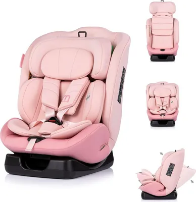 Obrázek produktu pro Dětská autosedačka Chipolino Mondial i-Size (40–150 cm) Poloha na ležení Opěrka hlavy Pás růžový