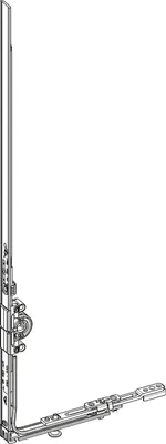 Obrázek produktu pro ROTO D-/DK-převodovka konstantní DM 15 mm rohový pohon 1S-P L=460/120 mm stříbrná