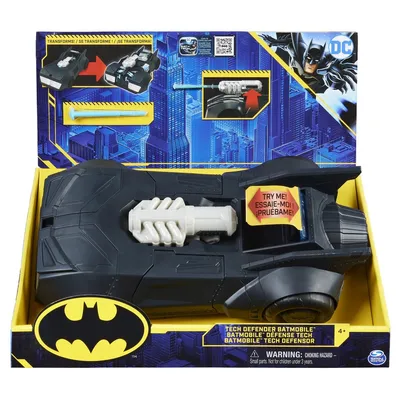 Image de Spin Master BATMAN TRANSFORMING BATMOBILE POUR FIGURES 10 cm