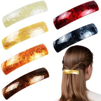 Image de Barrettes élastiques, lot de 6, barrettes magiques, accessoires de coiffure