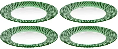 Produktbild von Villeroy & Boch 4er Set Platzteller Boston grün transparent Kristallglas