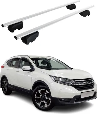 Produktbild von Dachträger Grundträger für Honda CR-V 2018-2023 Metall Silber ABE 2x