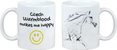 Zdjęcie produktu dla Art-Dog Kubek ceramiczny – Czeski koń gorącokrwisty