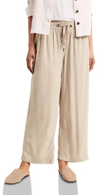 Produktbild von Street One High Waist Wide Leg Hose im Loose Fit Cobble Stone 46