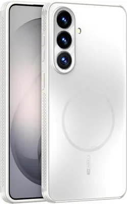 Produktbild von MagSafe Handy Hülle für Samsung Galaxy S26 mit Linsenschutz & Belüftung Weiß