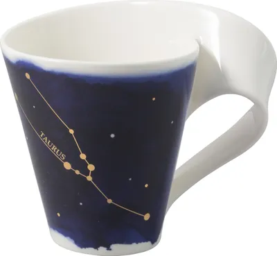Produktbild von Villeroy & Boch NewWave Stars Becher mit Henkel Stier / Taurus 300ml