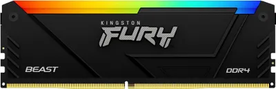 Immagine prodotto di Kingston FURY FURY Beast RGB - DDR4 - Modulo - 8 GB - DIMM 288-PIN - 3600 MHz / PC4-28800 - CL17 - 1,35 V - non ecc