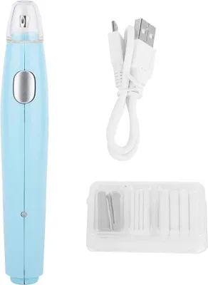 Image de Gomme rechargeable pratique avec recharge électrique USB et 16 mines de rechange (bleu)