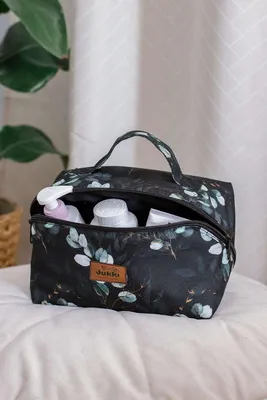 Produktbild von Faltbare Kulturtasche - Eucalyptus Black