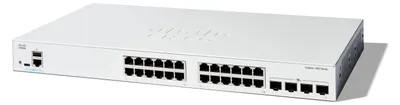Image de Cisco Catalyst 1300-24T-4X - Commutateur - L3 - géré - 24 x 10/100/1000Base-T + 4 x 10 Gigabit SFP+ - montable en rack