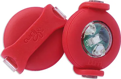 Obrázek produktu pro Curli Luumi LED, Pes, Bezpečnostní LED světlo, Červená, ABS (akrylonitril-butadien-styren), Silikon, CR2032, 32 mm