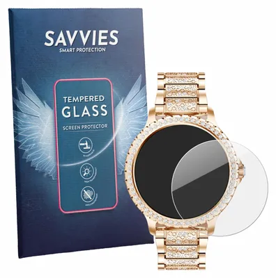 Produktbild von Savvies Schutzglas für fitonyo Smartwatch 1.32" Displayschutz 9H Glas klar transparent