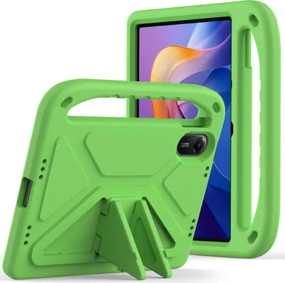 Obrázek produktu pro Ochranné pouzdro pro Xiaomi Redmi Pad 2 2025 11 palec, lehké dětské pouzdro z EVA s držadlem a stojánkem Zelený