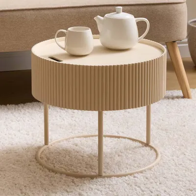 Produktbild von Eazy Living Couctisch Ø 45 cm Mirefleur Beige