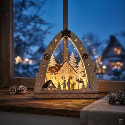Produktbild von abc HOME | Schwibbogen | LEDs | Batteriefach