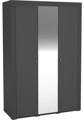 Produktbild von Kleiderschrank MOSSO 02 schwarz