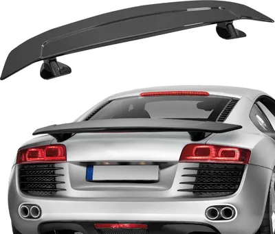 Obrázek produktu pro GT Wing auto spoiler, 46,3" univerzální spoiler, kompatibilní s většinou sedanů a kupé, vysoce pevný materiál ABS, zadní spoiler auta, závodní spoiler BGW/JDM drift lesklá černá barva