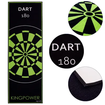 Produktbild von Dart Darts Teppich Dartteppich Dartmatte 237x80 cm Steeldart Dartpfeile Dartboard Zubehör Abwurflinie Schutz Gummi Dartscheibe verschiedene Designs Kingpower, Design:Design 5