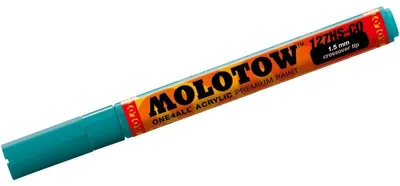Produktbild von Molotow Acrylmarker ONE4ALL ACRYLIC 127 HS-CO 1,5mm, Nr. 206, lagunenblau