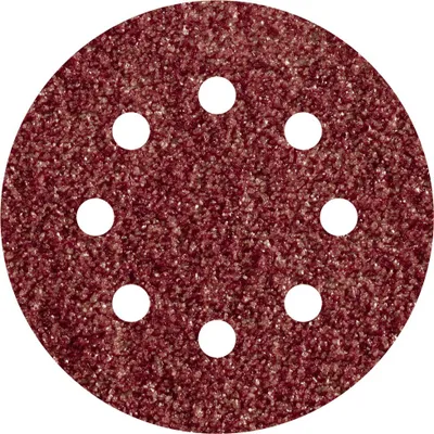 Produktbild von Wolfcraft 2070100 Router sandpaper Hook-and-loop-backed, Punched Grit size 80 (Ø) 125 mm 25 pc(s)