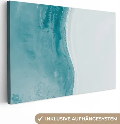 Produktbild von OneMillionCanvasses® - Leinwandbilder - 140x90 cm, Strand - Wasser - Australien, Wandbilder Kunstdruck Wanddekoration