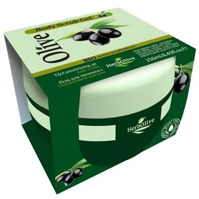 Produktbild von Herbolive Körperpeeling *Olivenöl & Aloe Vera* 250 ml
