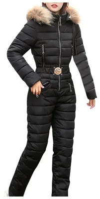 Imagen del producto de Traje de esquí impermeable y cortavientos para mujer, con capucha