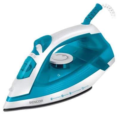 Immagine prodotto di Sencor SSI 2800BL ferro da stiro Ferro a vapore Piastra in Ceramica 2200 W Blu, Bianco