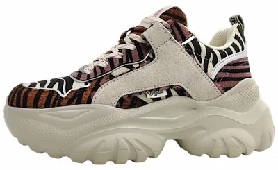 Imagen del producto de Zapatos deportivos de cordones para hombre, marca Buffalo, color beige, estilo casual