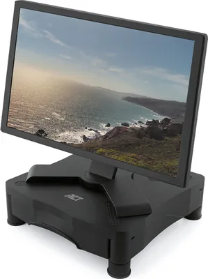 Produktbild von ACT Monitorständer mit einer Schublade, höhenverstellbar AC8200