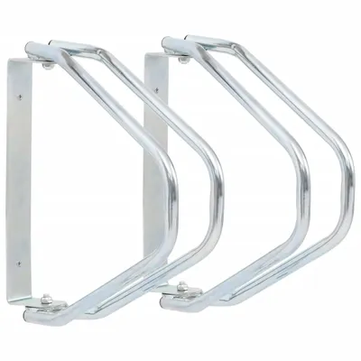 Produktbild von Fahrradständer 2 Stk. Wandmontage Verzinkter Stahl