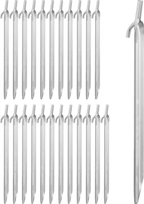 Produktbild von relaxdays 24 x Zeltheringe Stahl