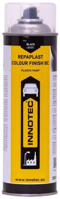 Zdjęcie produktu dla Czarny lakier do plastiku, farba do plastiku czarna, lakier do zderzaków, 500ml