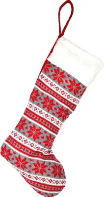 Obrázok produktu pre Pletená pančucha na vianočnú koledu 45x11 cm