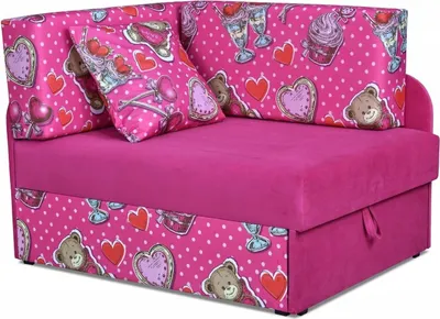 Produktbild von Family Meble Kindersofa Bambino Ecksofa mit Schlaffunktion Bettzeugbehälter 3 Schlaflängen Strapazierfähiges Material Schmutzabweisend (Tr10/Bajka 49)