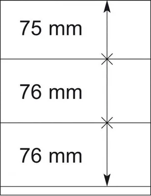 Produktbild von Lindner 802310P T-Blanko-Blätter - 10er-Packung