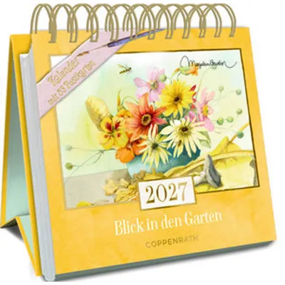Immagine prodotto di Kalender mit 53 Postkarten 2027 - Blick in den Garten