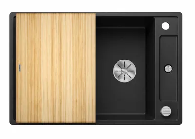 Produktbild von BLANCO AXIA III 45 S SILGRANIT schwarz