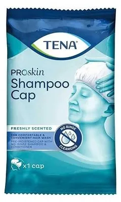 Zdjęcie produktu dla Czepek do mycia włosów tena proskin szampon dla opieki medycznej