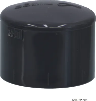 Produktbild von PVC-U Klebekappe, Klebemuffe, 16 bar, 20 mm